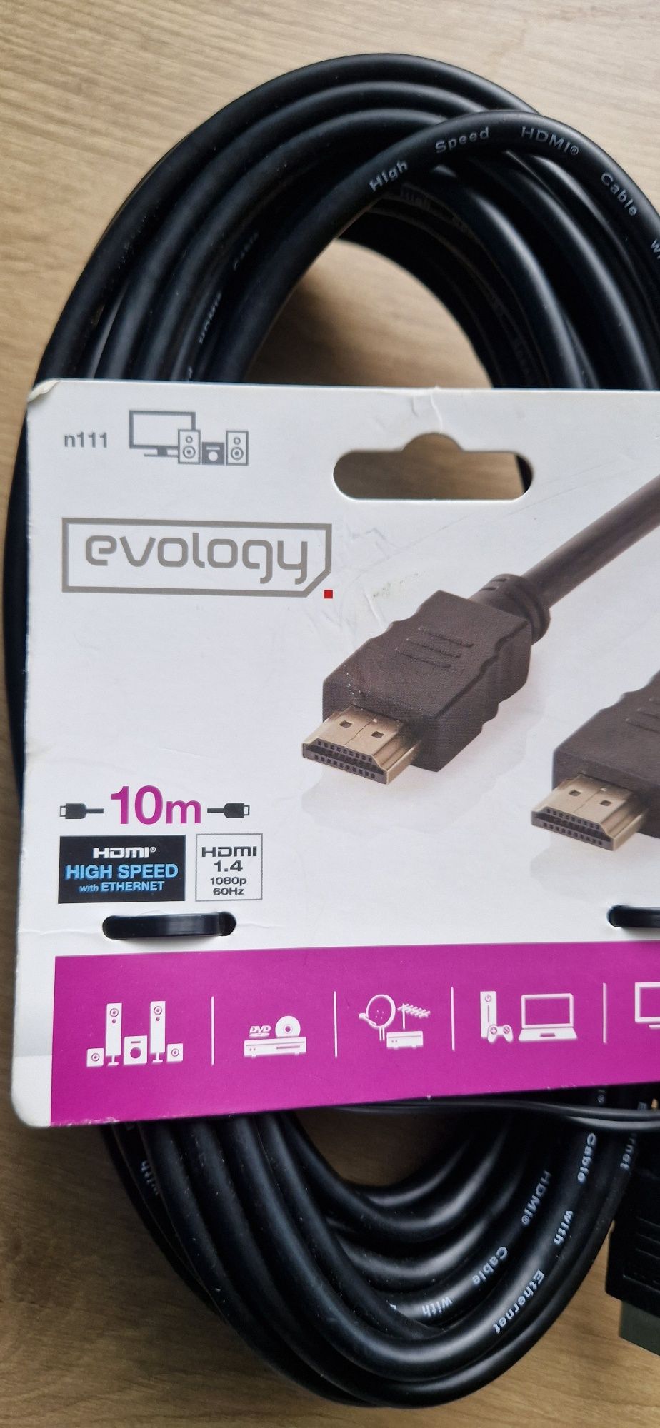 Kabel przewód HDMI 10m nowy
