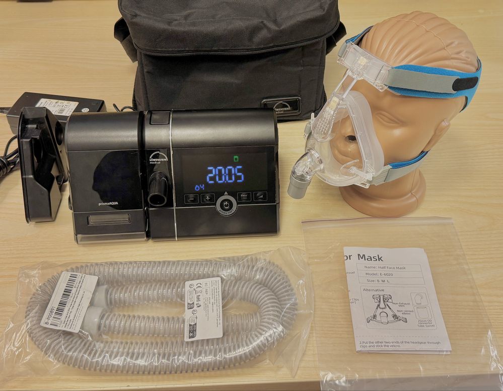 Сіпап апарат Lowenstein Prisma SOFT, 2037 годин роботи, cpap, біпап
