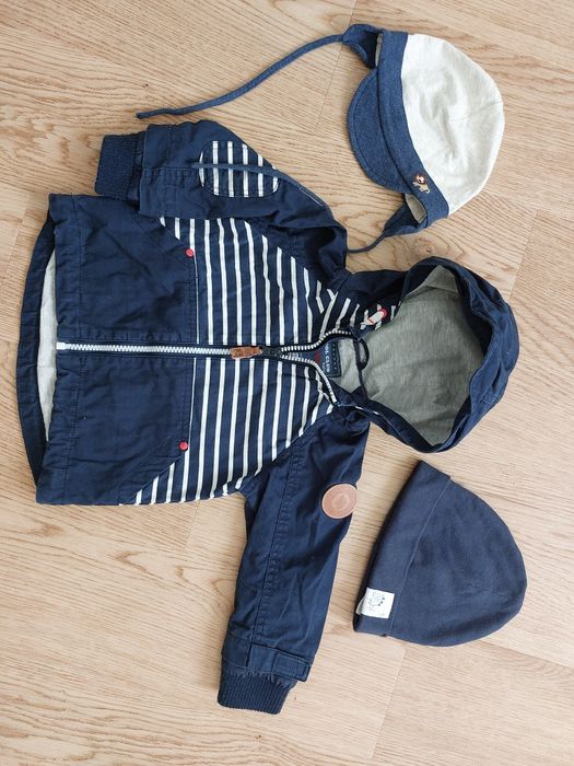 Ubranka chłopca paka zestaw 68 jesień Newbie Next H&M Smyk