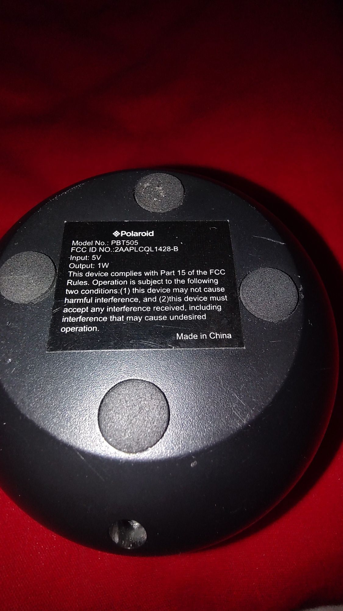 Głośnik Polaroid PBT505