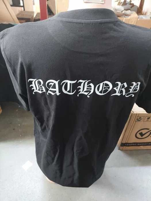 koszulka t-shirt dwustronna Bathory logo nieużywana rozmiar M