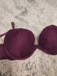 Stanik biustonosz fioletowy push up George 38 D