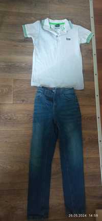 Джинсы , футболка 134 см ,9 лет