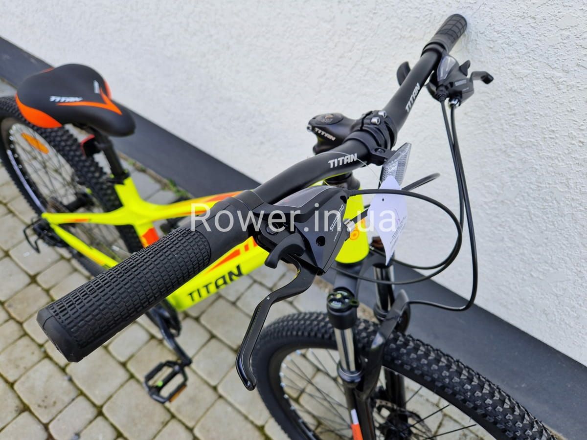 Велосипед XS магнієвий Titan Stricker 26 2024 Рама-14" neon yellow-ora