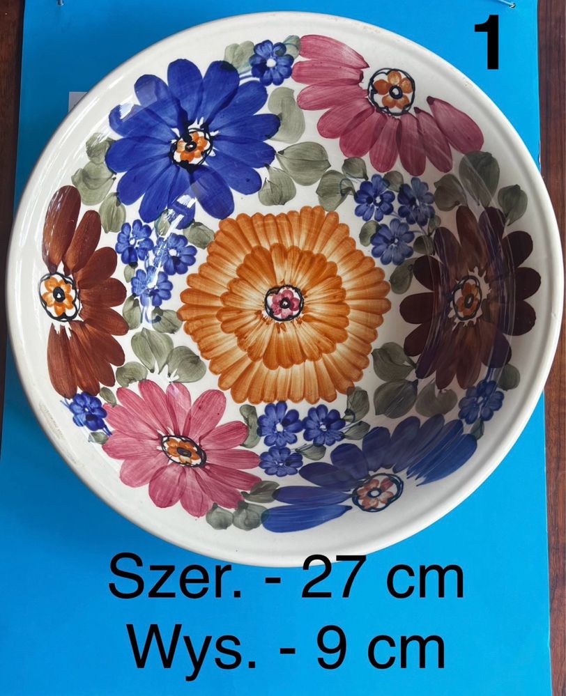 Talerze wiszące ozdobne