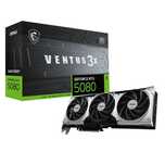 MSI GeForce® RTX 5080 VENTUS 3X OC PLUS 16GB GDDR7 DLSS4
