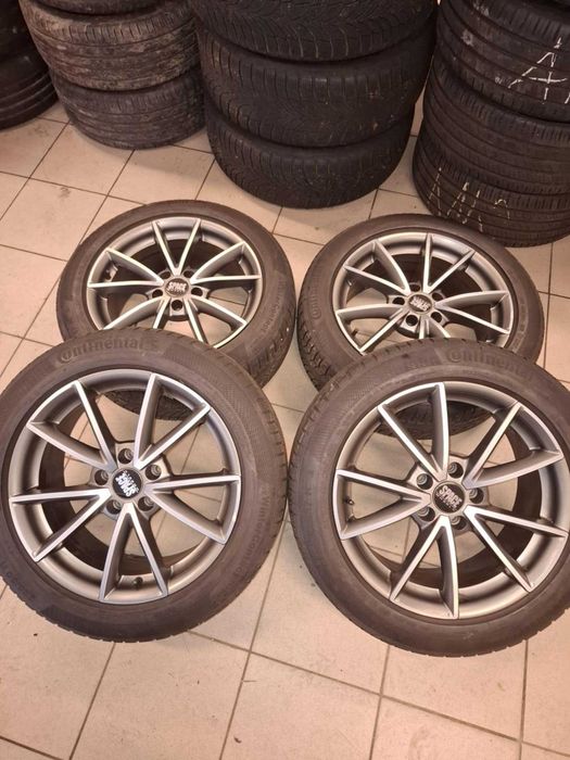 koła SPACE WHEELS 17 cali 5x112 Audi VW Mercedes 225 50 r17 ZIMA