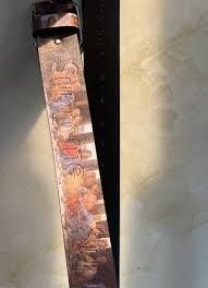 SUPREME Last Supper leather belt