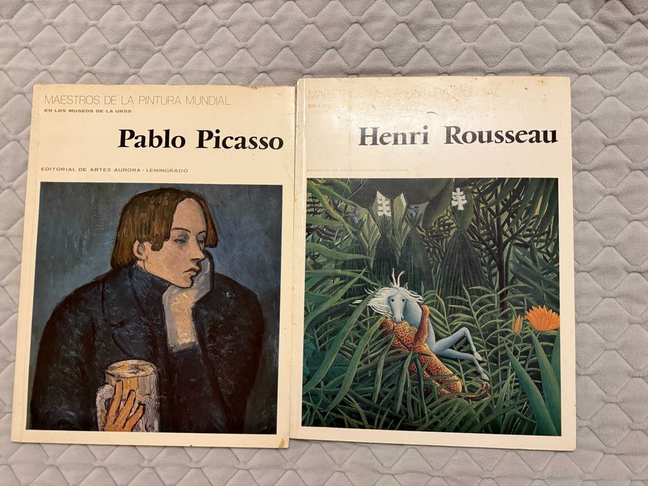 Pablo Picasso i Henri Rousseau Maestros dwa albumy