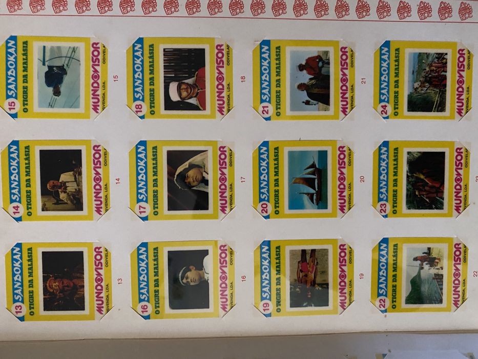 Sandokan album de transparências