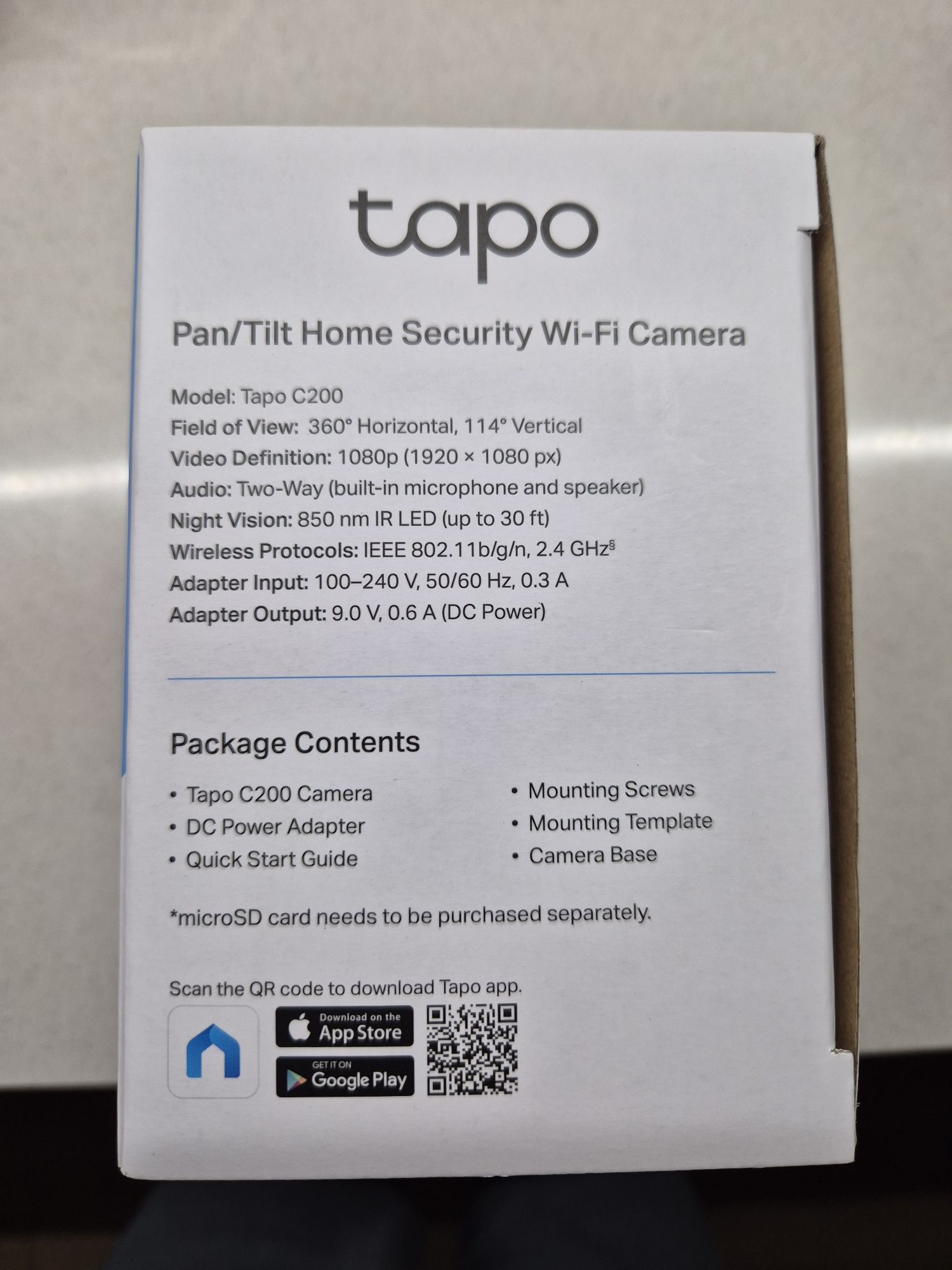 Câmara Tapo C200