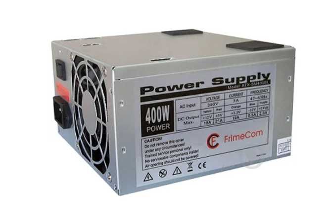 Блок живлення FrimeCom SMD400L 400W чорні, сірі