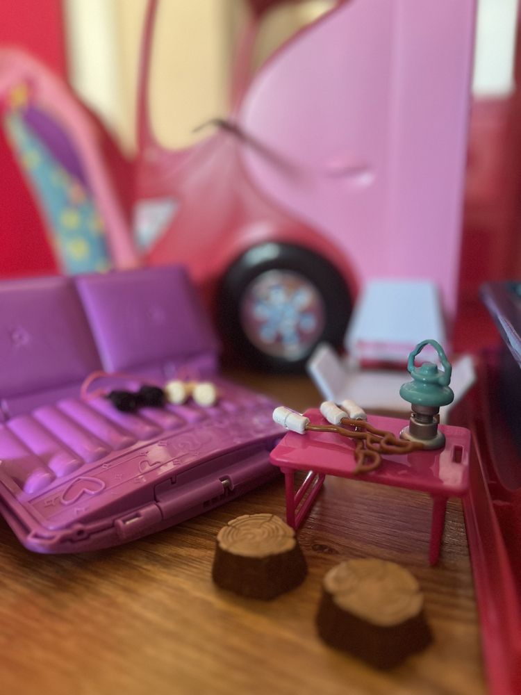 CAMPER Barbie + namiot