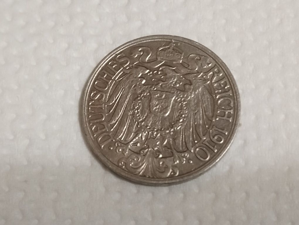 25 пфеннигов 1910 год