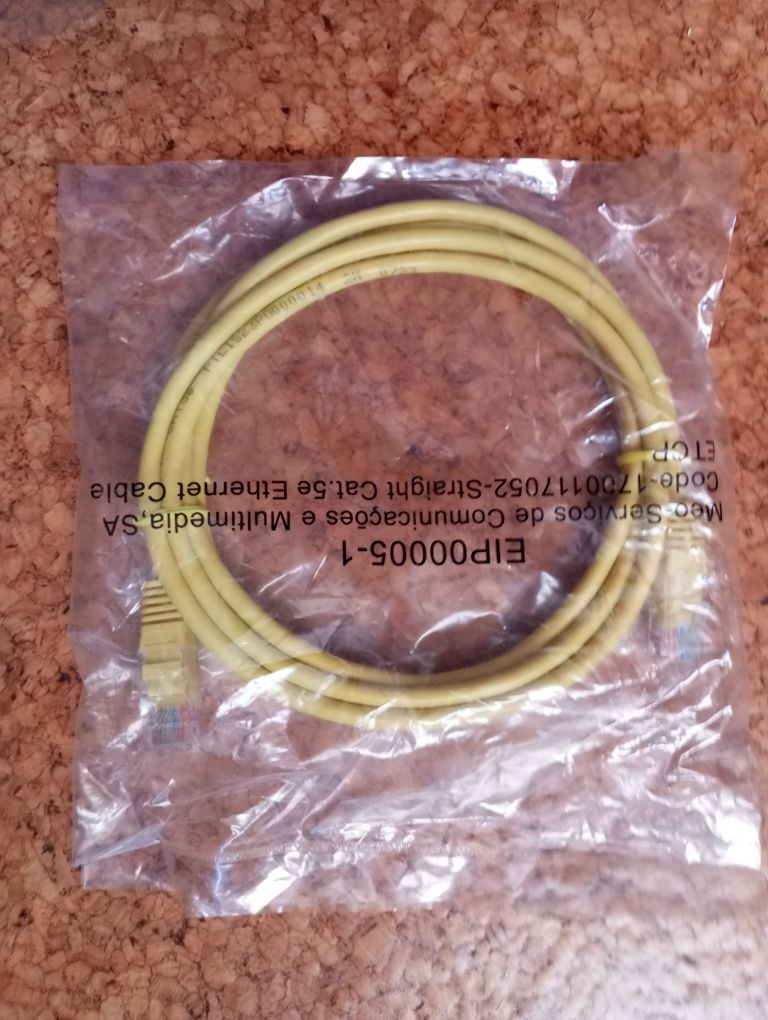 Cabo de rede ethernet