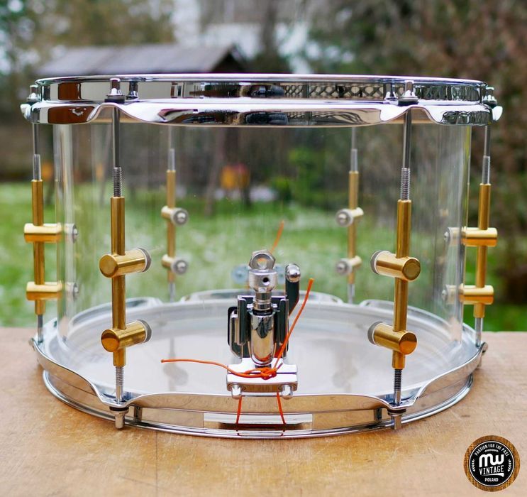 Werbel Ludwig Vistalite Clear 12" x 8" Custom ‼️