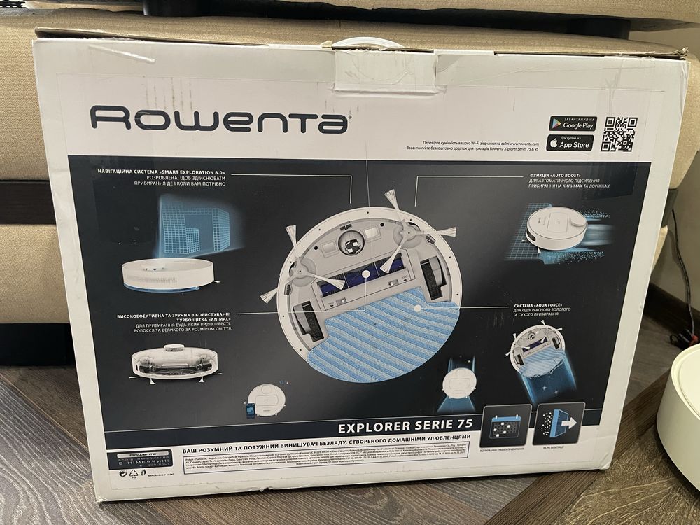 Продам миючий Робот-пилосос Rowenta X- Plorer Serie 75