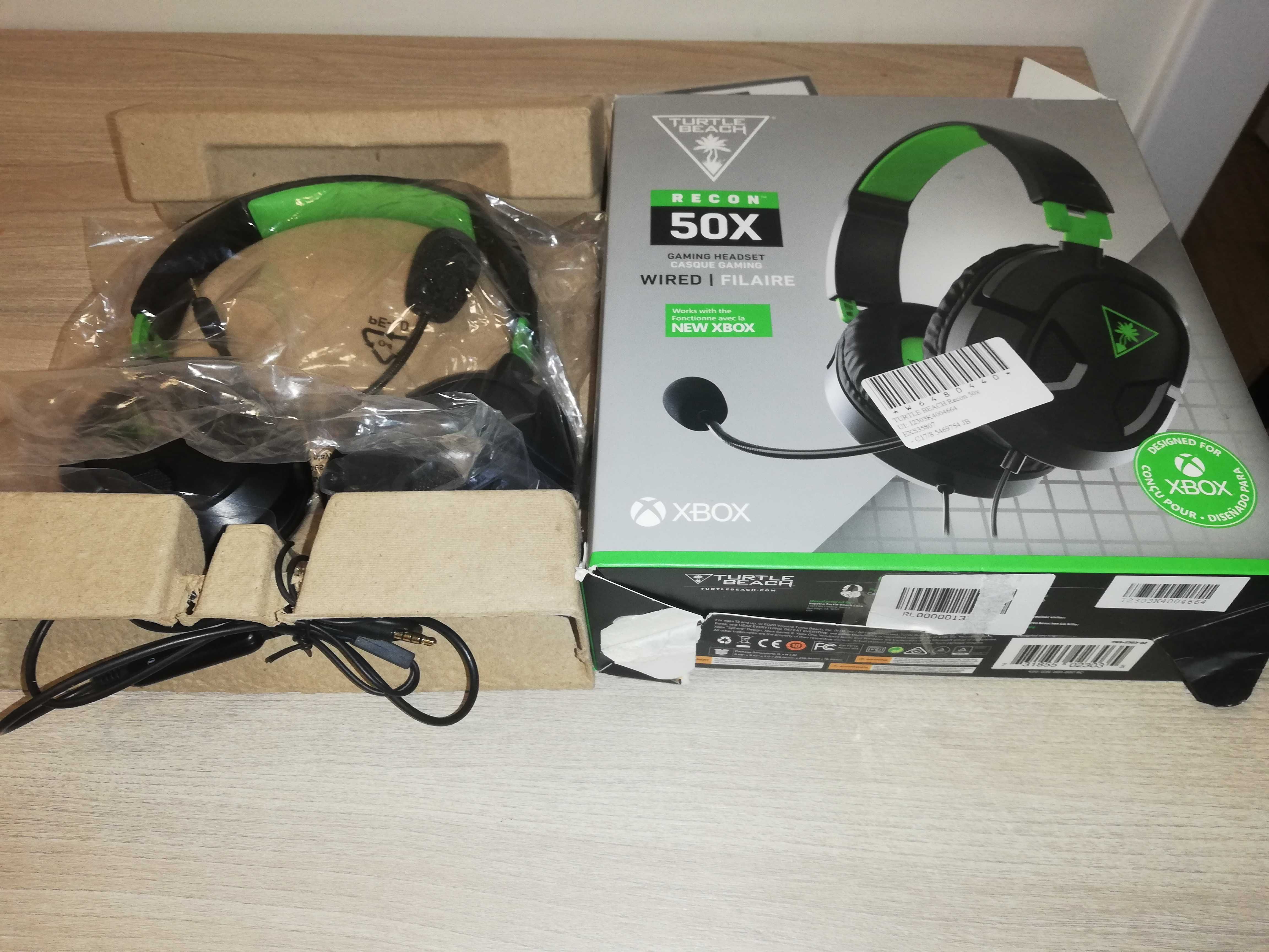 Słuchawki nauszne Turtle Beach Recon 50X Xbox, PS5, PS4, PC.