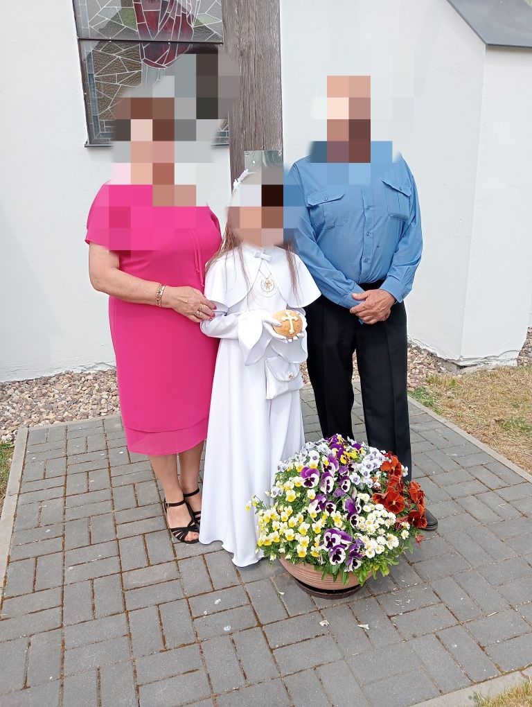 Sprzedam sukienko-albę dla dziewczynki