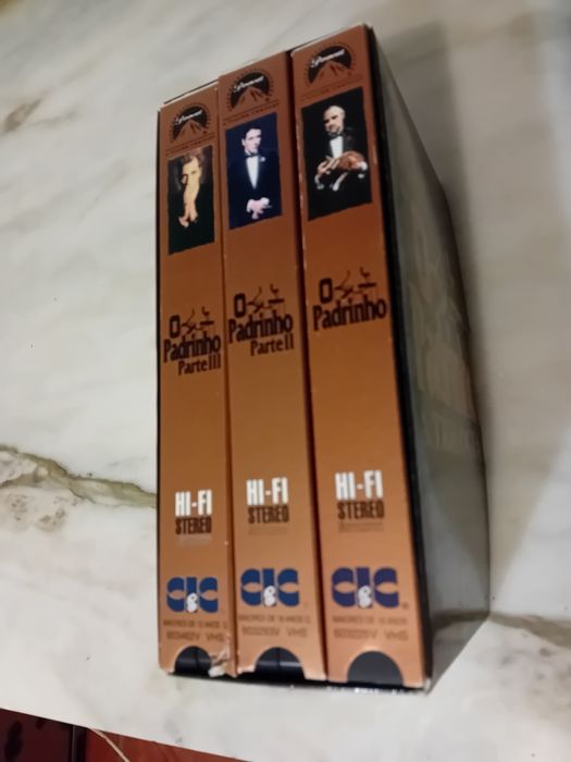 Conjunto de 3 Vhs Trilogia O Padrinho