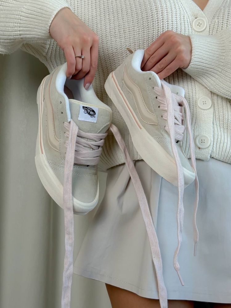 Жіночі кросівки Vans KNU OLD SKOOL Pink premium