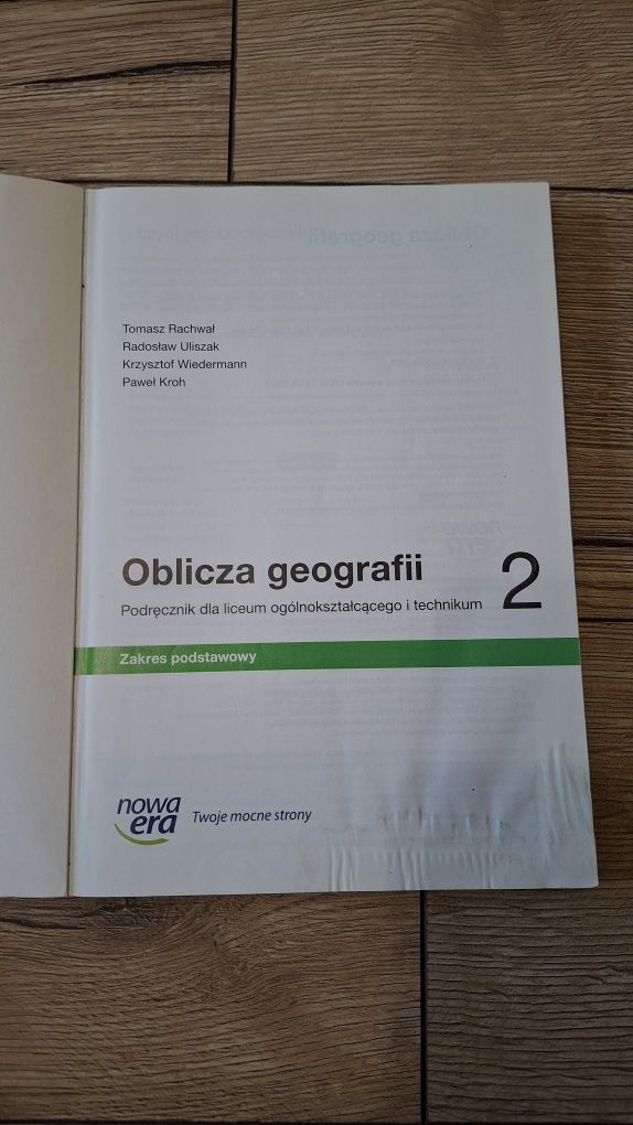 Oblicza geografi 2 zakres podstawowy