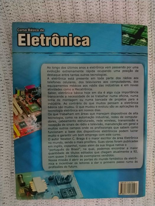 2 livros de Informática e Electrónica de Newton C. Braga
