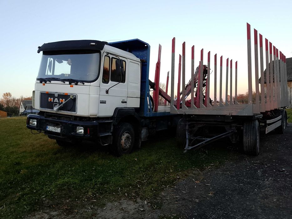 Man 6x4 do drewna, do lasu.