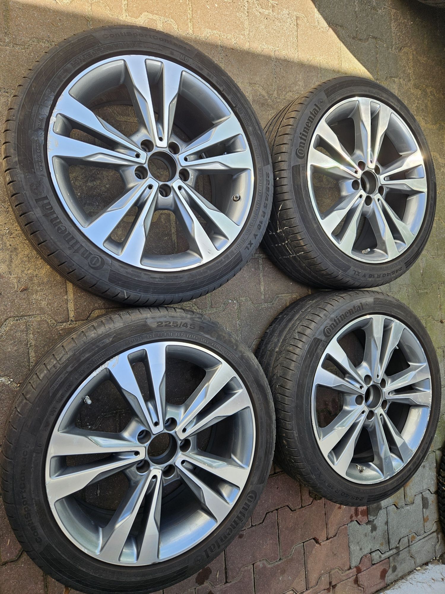 Oryginalne Felgi 18" Mercedes W205 C-Klasa 5x112 ET56 i ET44