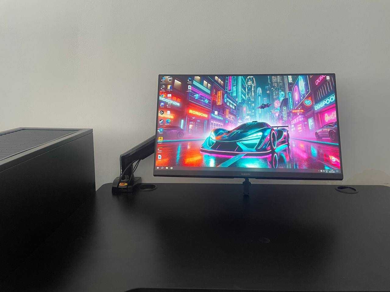 Gamingowy PC +2 monitory(180/75hz) + biurko +Logitech superlight