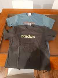 2 t-shirts criança adidas