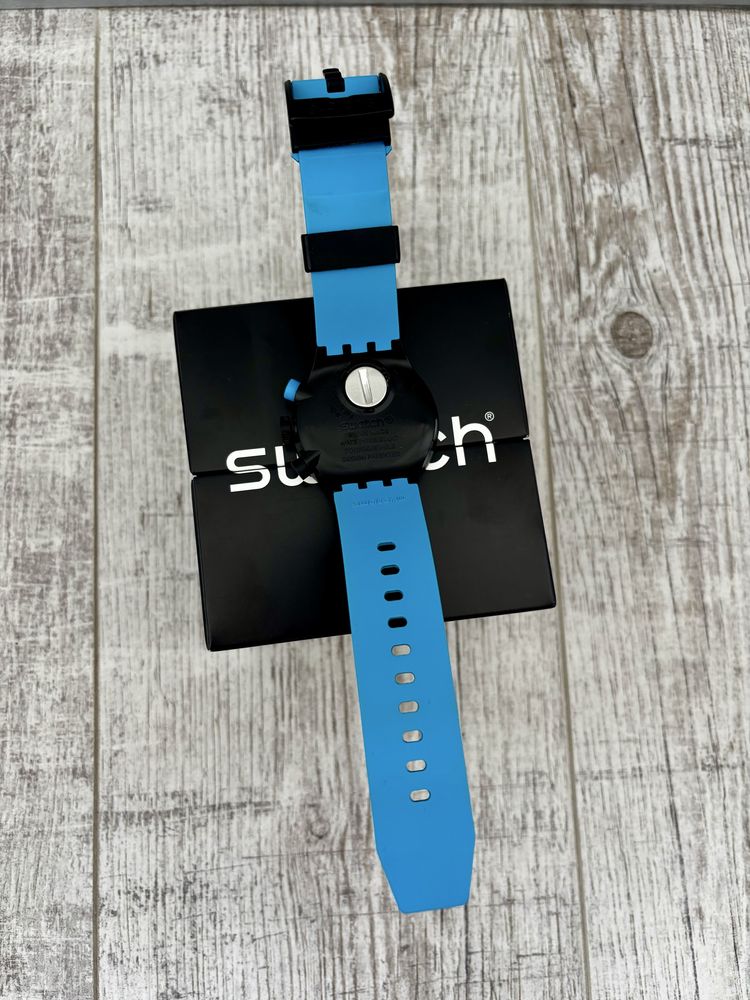 Годинник Swatch checkpoint blue