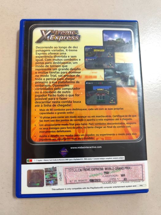 Jogo para PlayStation 2 (PS2) - X-Treme Express
