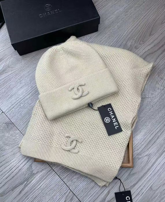 Шапка шарф chanel one size
