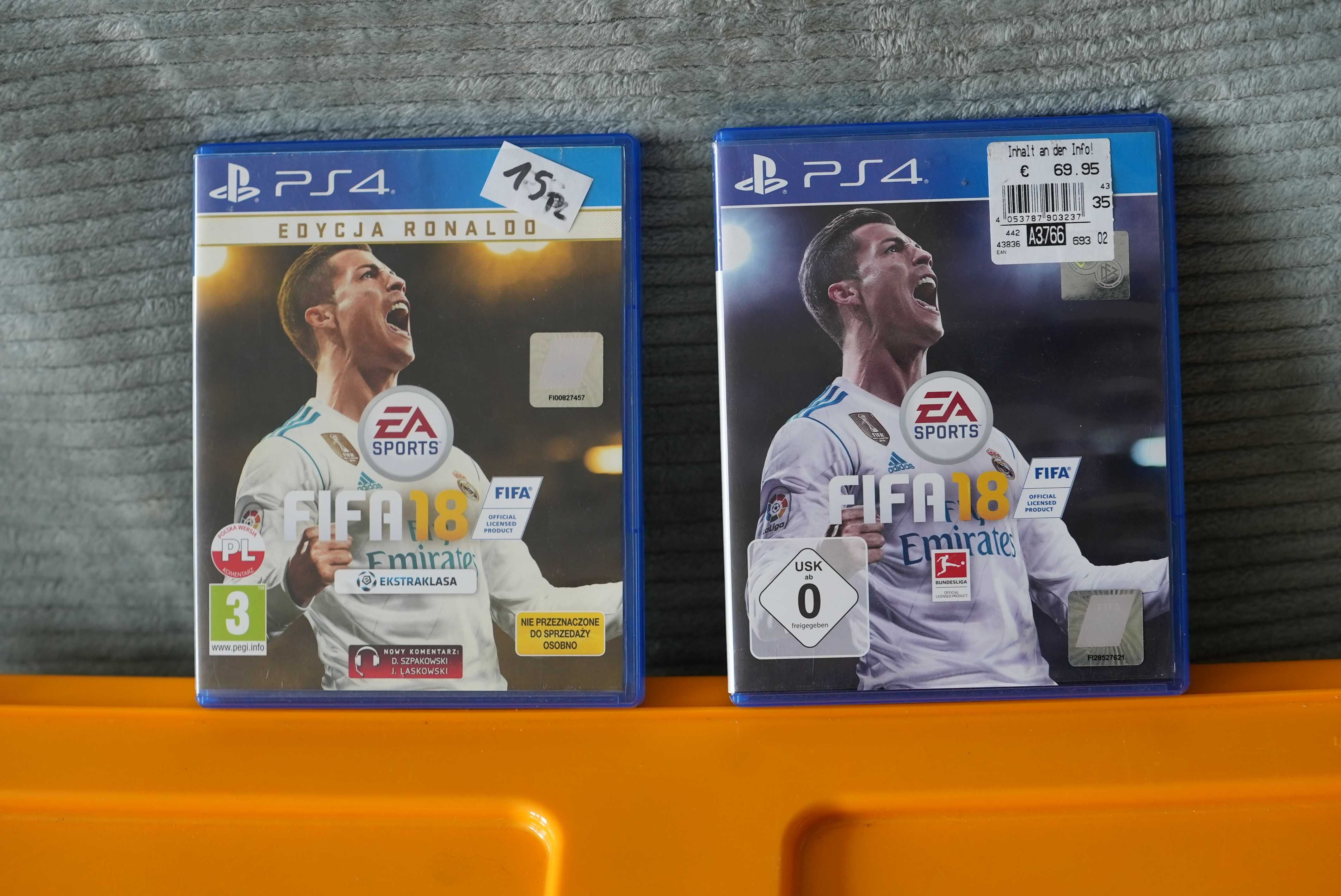 FIFA 18 Edycja Ronaldo gra PL na PS4 - Gry PlayStation dobre ceny