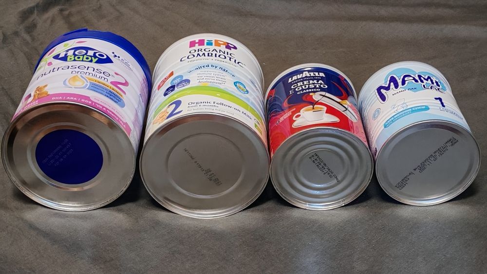 Новые банки HIPP, Hero Baby, Lavazza, Mami Lac, емкости с крышкой