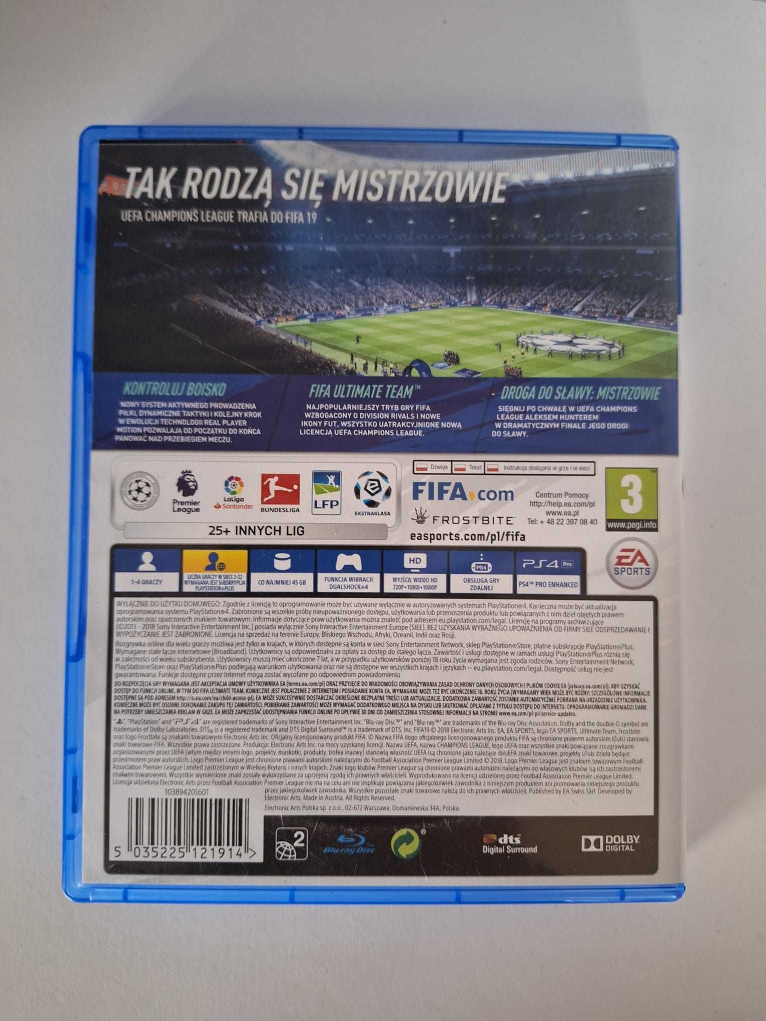 Gra na PS4 - FIFA 19