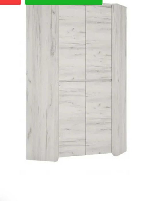 Szafa narożna z komodą. Kolekcja Angel od Wójcika