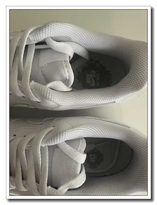 Białe tenisówki Air Force 1 w rozmiarze 38