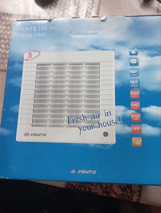 Витяжний вентилятор Vents 150MA.побутовий витяжний вентилятор.витяжка