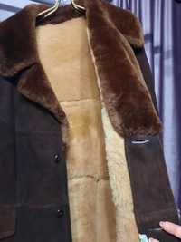 Дубленка мужская натуральная зимняя куртка пальто