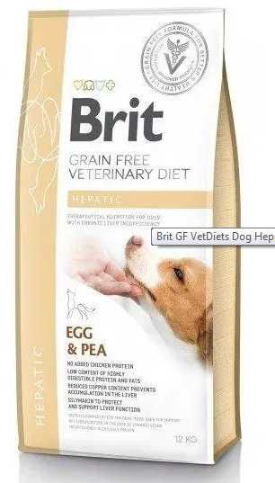 Корм Brit GF VetDiets  Hepatic при хворобі печінки 2 кг і 12 кг