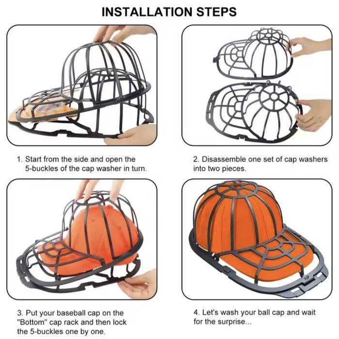 Forma do prania suszenia i przechowywania czapek z daszkiem