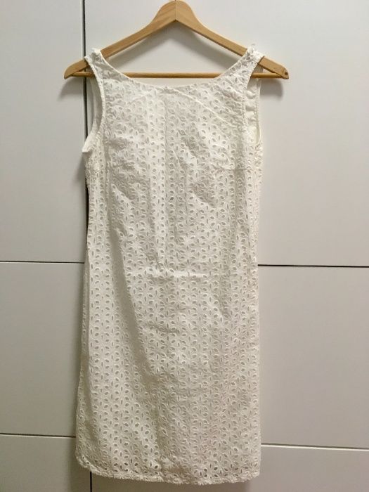 Sukienka koronkowa biała ZARA r. 34