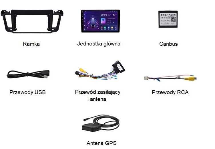 Radio 2din Android Peugeot 508 2GB Nawigacja, Bluetooth, DSP, Raty