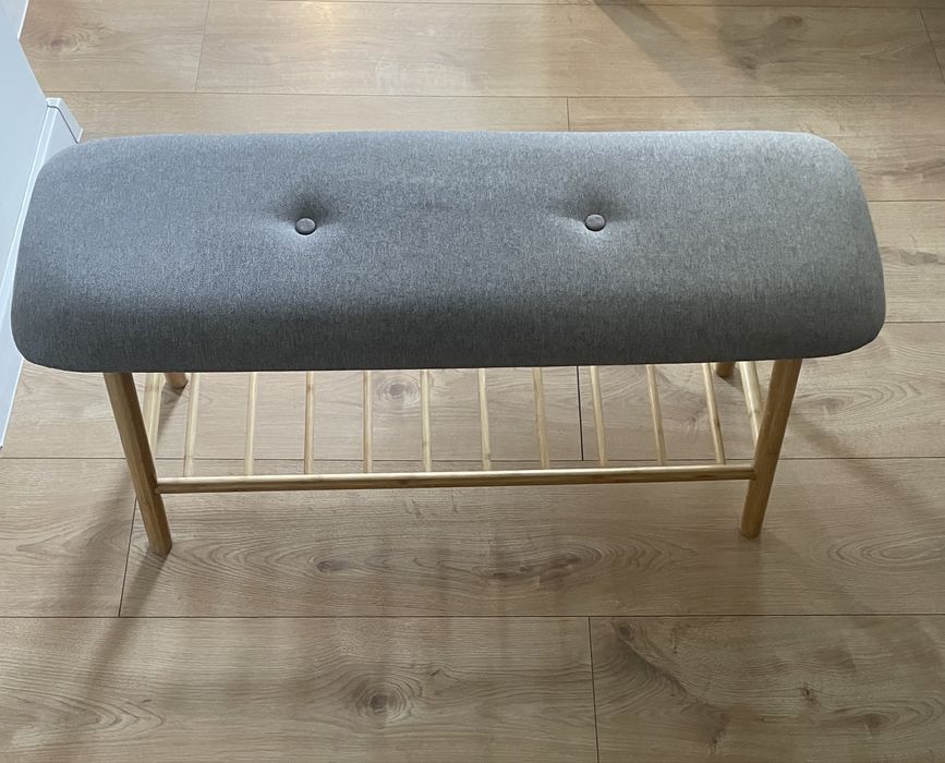 Ławka z pułką na buty