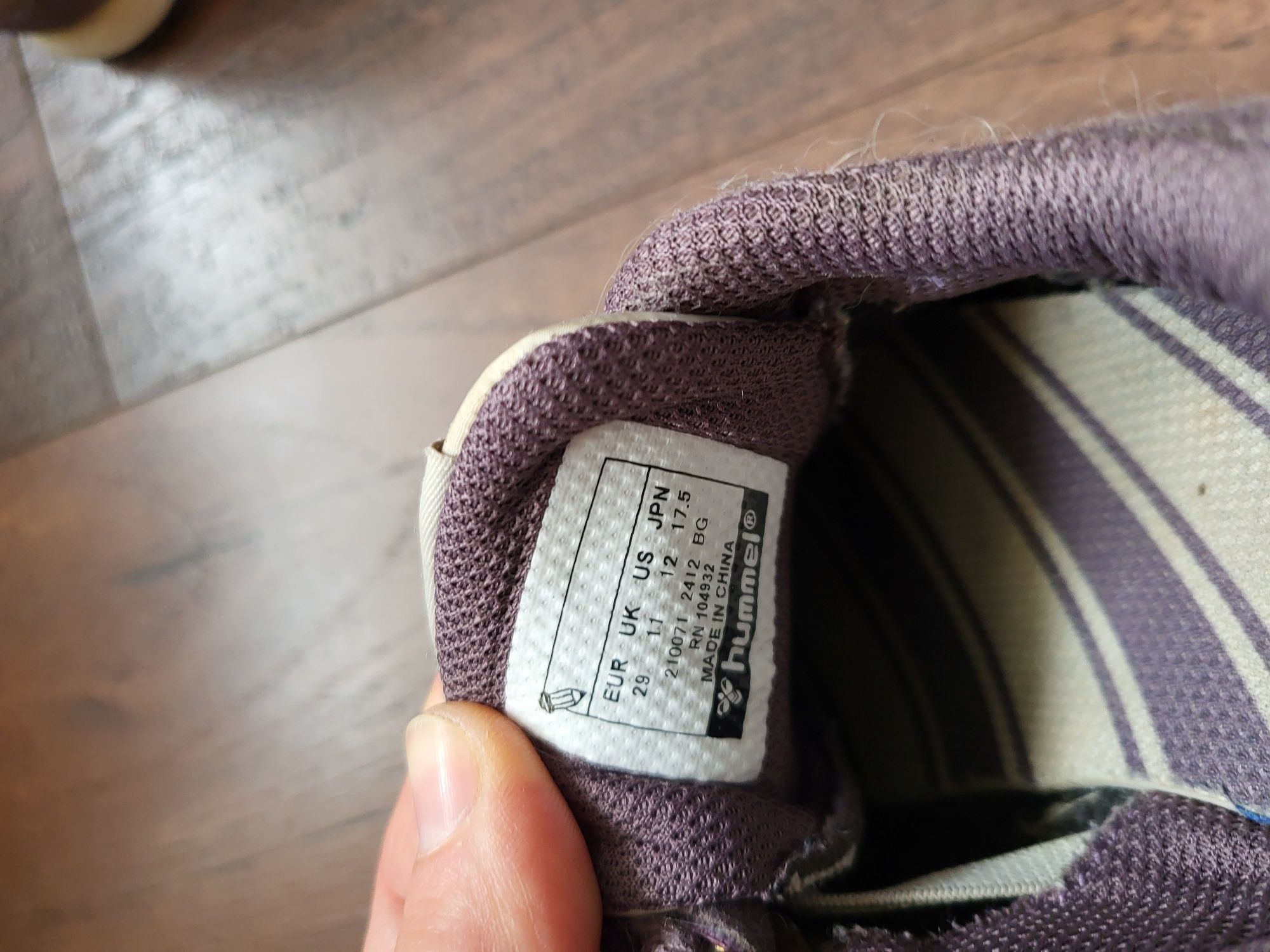 Sneakersy adidaski hummer rozmiar 29 kolor fioletowy