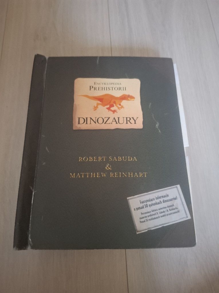 Książka encyklopedia prehistorii dinozaury po polsku