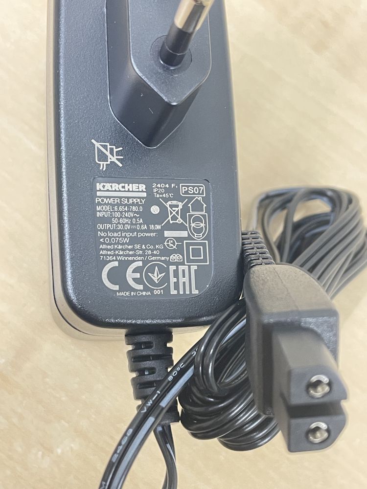 Zasilacz ładowarka PS07 karcher Fc 5 Premium,Fc 7 Premium Home Line