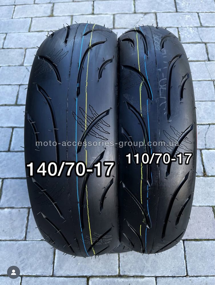 Мото шина 140/70/17 110/70/17 2024 рік м'яка якість